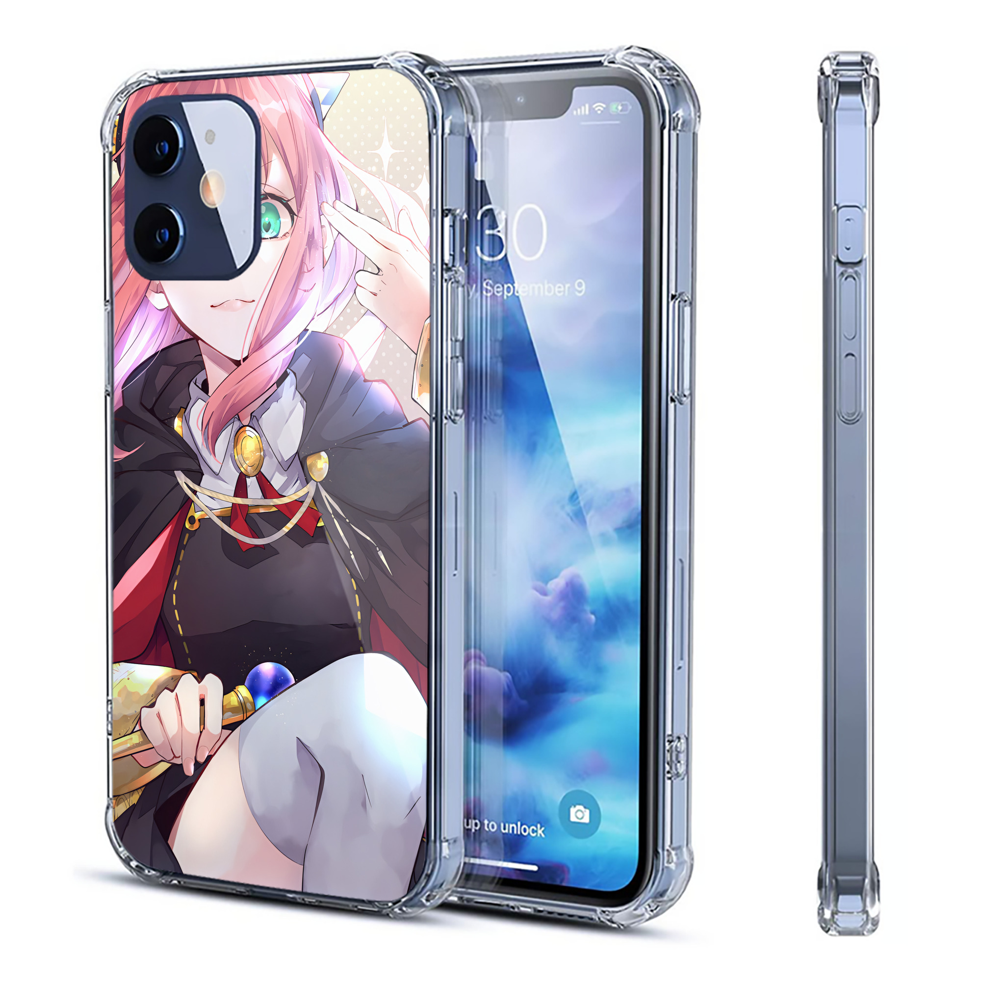 （画像用） SPY×FAMILY间谍家家酒 【iPhone 12シリーズ対応】透明スマホケース（クリアソフトケース）